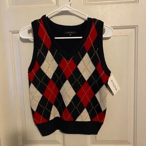 Women’s Argyle sweater vest